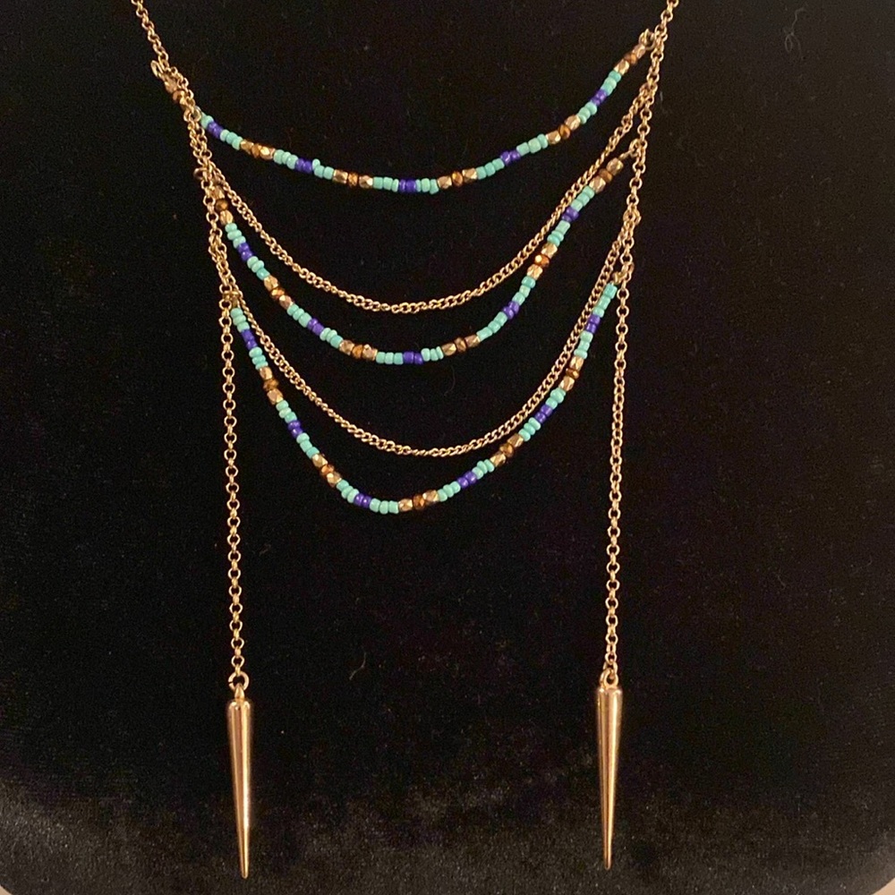 Boho Beaded Necklace